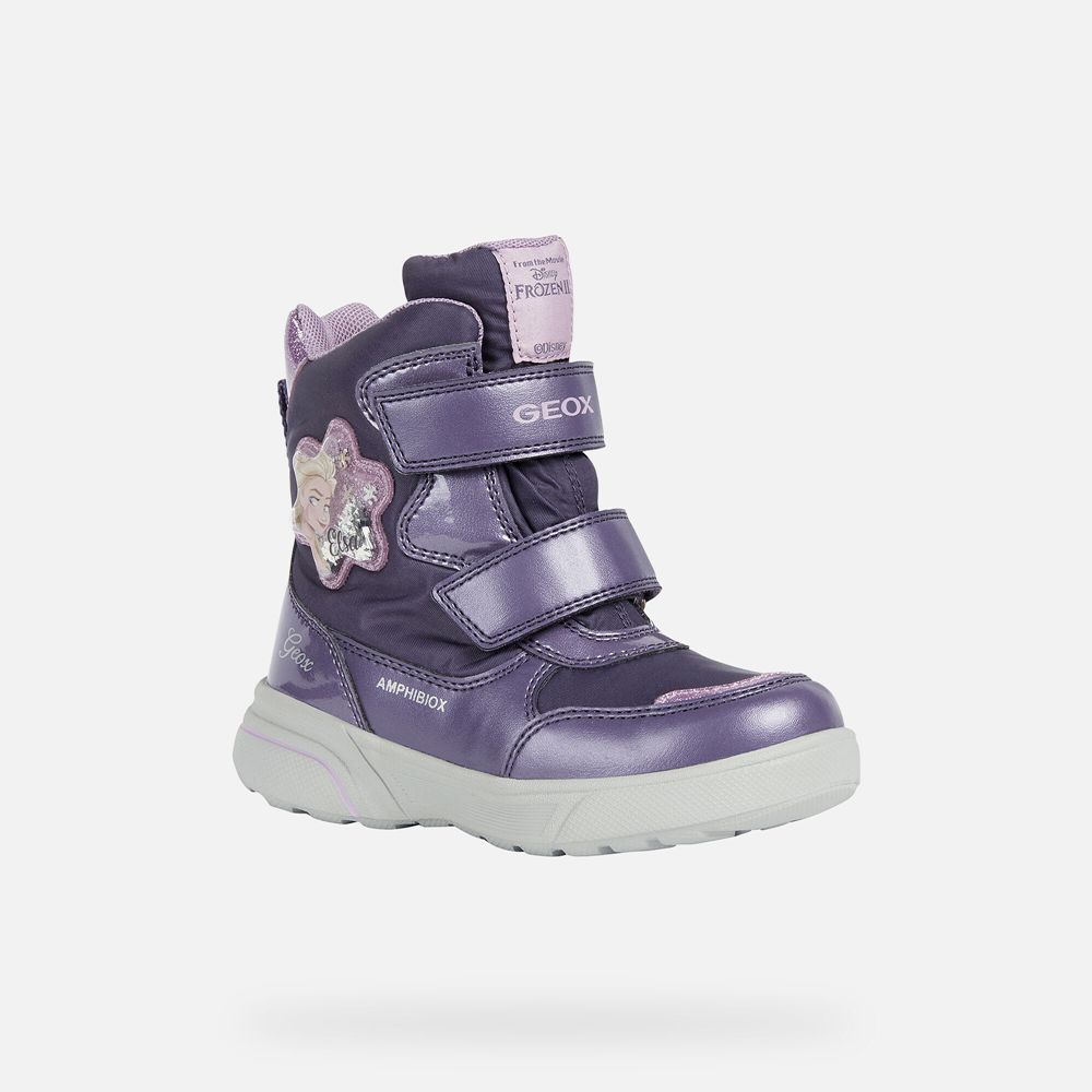 Bottines Geox Sveggen Abx - Violette - Fille 092438-ZKY